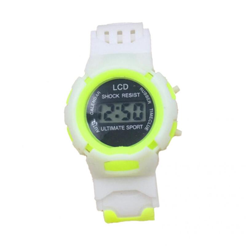 Reloj de pulsera electrónico de operación Simple de plástico cómodo para regalos