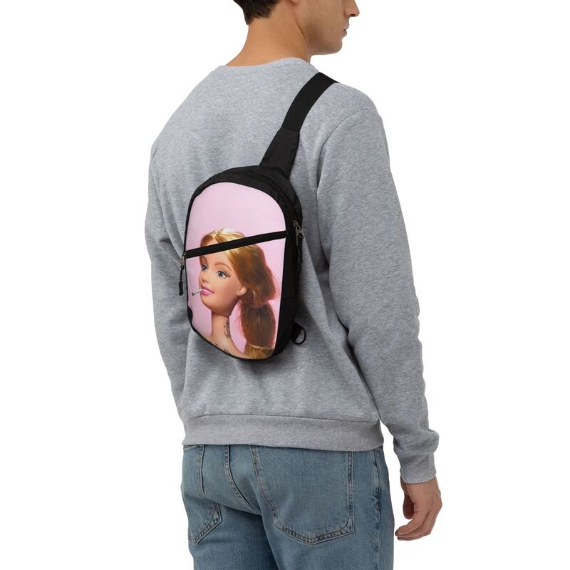 Повседневная сумка-слинг для кукол, для путешествий, пеших прогулок, мужской нагрудный рюкзак через плечо, рюкзак на плечо