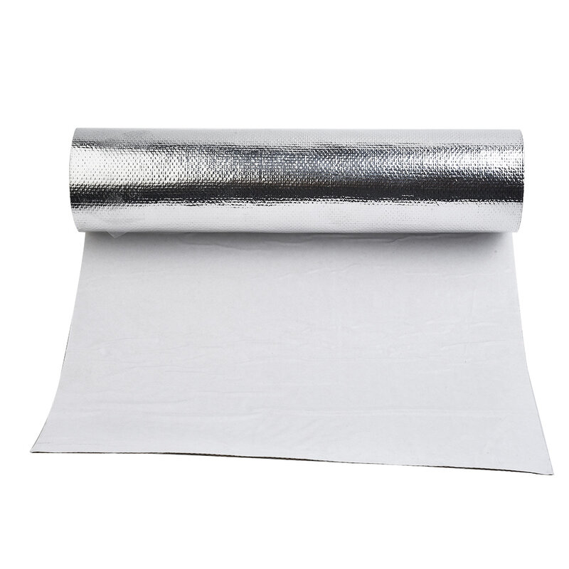 Mat Car Heat Protection Film Accessory Heat Protection Part 1.4mm Thickness Heat Shield Insulation Pads 25*50cm Sound Deadener
