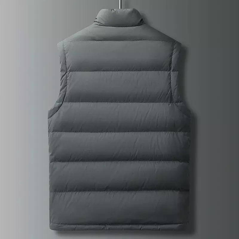 new arrival super Large men's vest light and thin large down waistcoat Autumn Winter Casual plus szie 3XL 4XL 5XL 6XL 7XL 8XL