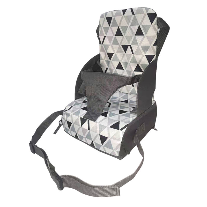 Cuscino per sedia aumentato per bambini regolabile cuscino per schienale per sedile per mobili per bambini cuscino per sedia da pranzo per bambini portatile in spugna