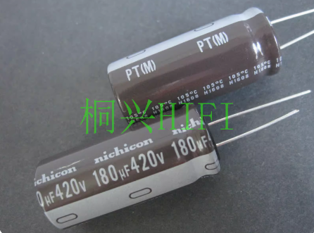20pcs/lot Japanese genuine NICHICON 420v 180uf PT 18x40mm electrolytic capacitor free shipping