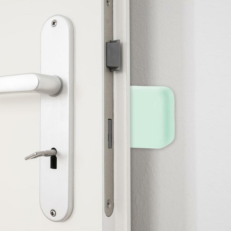 Sticky Silicone Door Stoppers, Wall Protector, Door Knob Cushion, Anti-colisão Door Stopper, Adhesive Pad