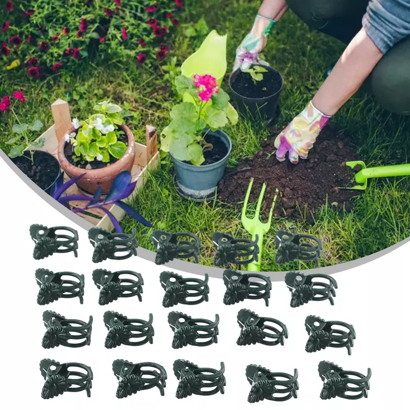 Plant Clips Orchid Clips Easy To Remove Easy To Use Kits Reusable Support Stem Clamps Tools Vine Garden Flower