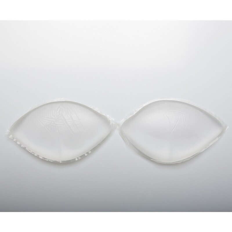 Almofada elástica do peito do silicone, Inserção engroçada, 180g pelo par