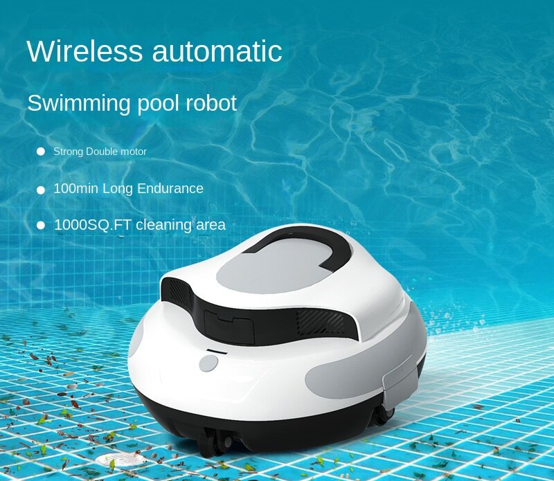 Robot per piscina ricarica rapida filtro per piscina a lungo raggio forte macchina per l'aspirazione della piscina