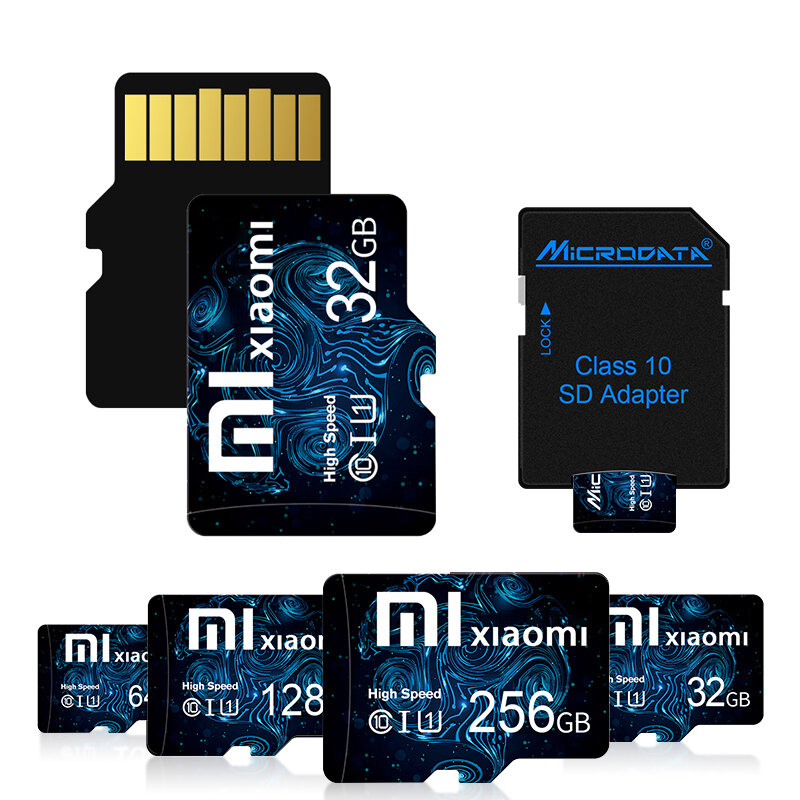 XIAOMI-Cartão de Memória para Câmera de Celular e Jogos, Micro TF, SD, Classe 10, Alta Velocidade, 128GB, 128GB, 1TB, 2TB, TF, Armazenamento de Dados