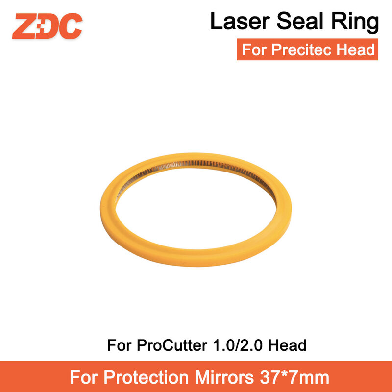 ZDC-anillo de sellado láser de fibra para espejos de protección, 37x7mm, Precitec ProCutter 1,0/2,0, cabezal de corte, P0595-59131, P0595-69532