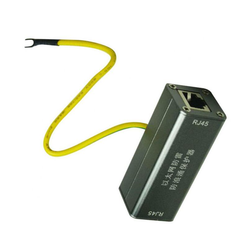 Protector PoE+Gigabit 1000Mbs RJ45 Jack To RJ45 Jack Ethernet Surge Protector Thunder Lightnin Arrester Protect Adapte