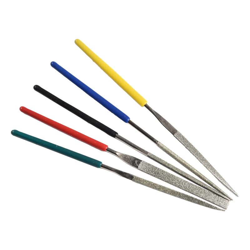 Limas de aguja pequeñas, herramienta de mano de Metal, multiusos, antideslizante, reemplazo de semicírculo de cambio rápido, 2x100mm, gran oferta