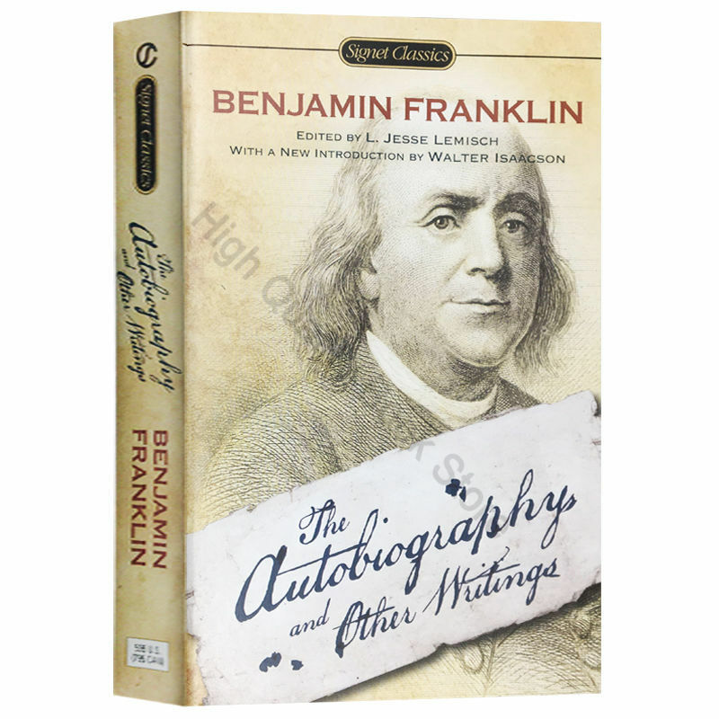 Angielski oryginał autobiografia i inne pisma Franklin autobiografia Livre