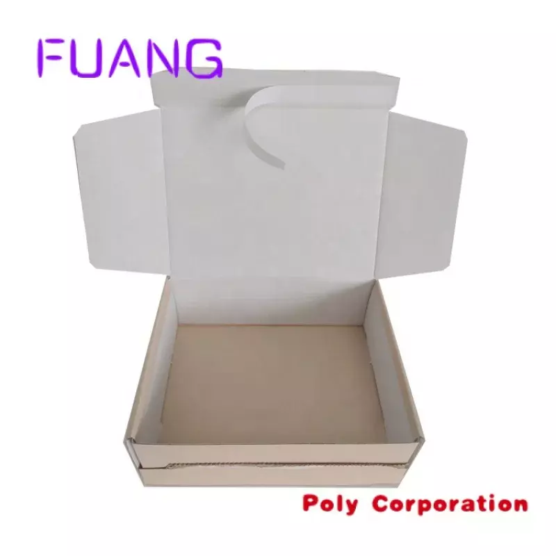 Custom  E-Commerce Custom Printing Logo Self Sealing Recycled Blue Shipping Box E Flute Corrugated Transpopacking box for small