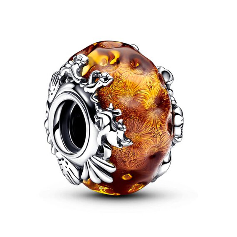 100% 925 argento Timon e Pumbaa Lion King Beads per braccialetto di moda originale, Charm Women gioielli fai da te che fanno regalo