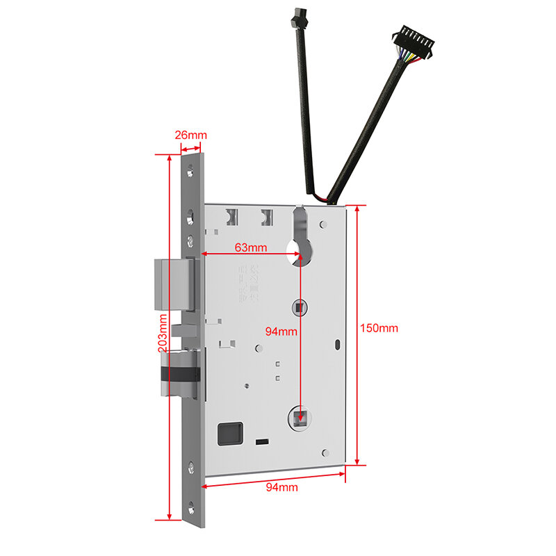 Sistema de Cerradura de Hotel RFID de acero inoxidable, cerradura de puerta Electrónica Digital con tarjeta inteligente