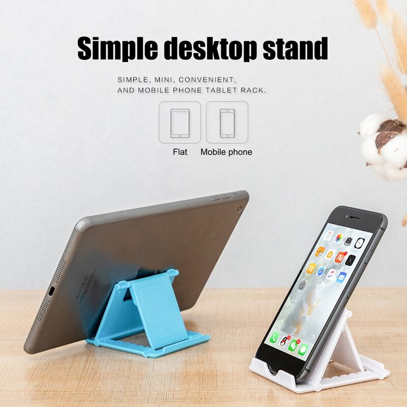 Einstellbare Tablet Ständer Klapp Faul Video Halterung Handy Tablet Desktop Faltbare Stand Für Pads Handys Zufällige Farbe