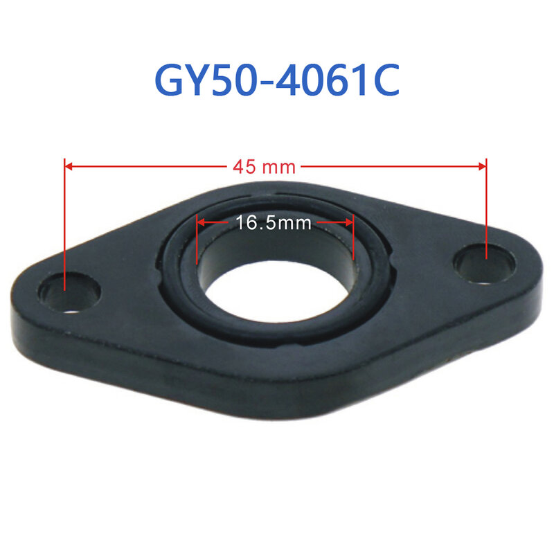 GY50-4061C GY6 50cc Intake Manifold Insulator For GY6 50cc 4 Stroke Chinese Scooter Moped 1P39QMB Engine