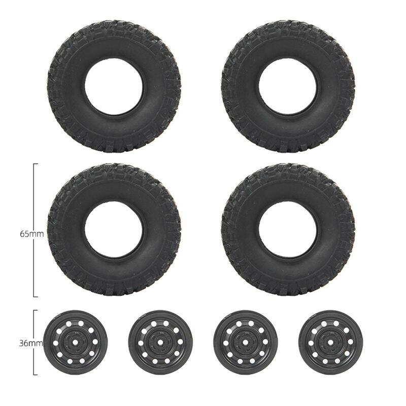 RC RC Car Tires Sturdy DIY Modified Easy to Install Professional Replacement