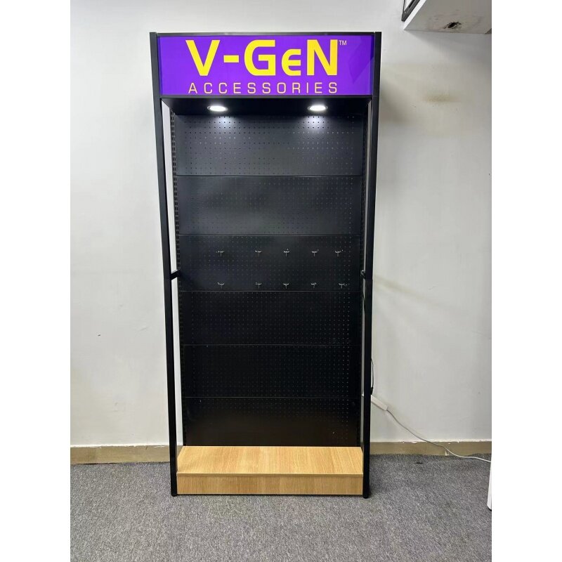 custom，Display Stand Of Mobile Phone Accessories Counter Showcase