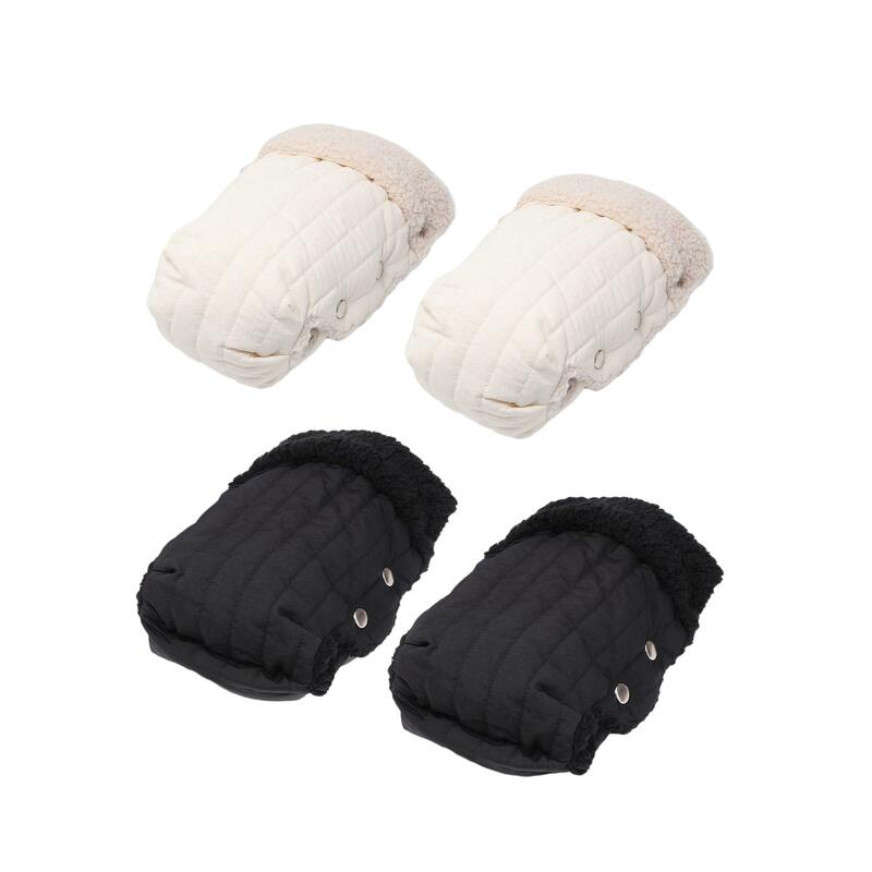 Windproof Fleece Hand Muff para Pram, Luvas de carrinho quente, Pram Luvas para Pram, Buggy Trailer, Acessórios de inverno
