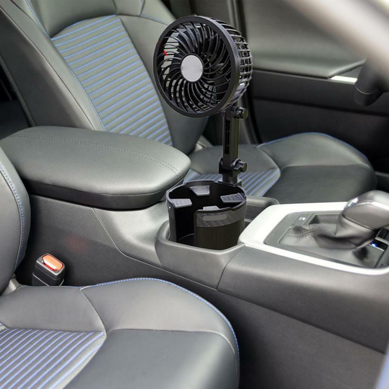 Porte-gobelet de voiture multifonctionnel avec ventilateur, support de bouteille de clics, support de bouteille de camion, évaluation automatique