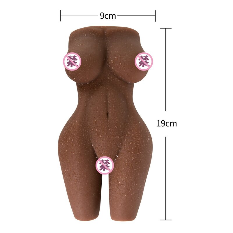 Half body solid doll  Male Masturbator Man  Toy for Men Artificial Realistic Ass Silicone Half Body Mens  masturbator Women's Va