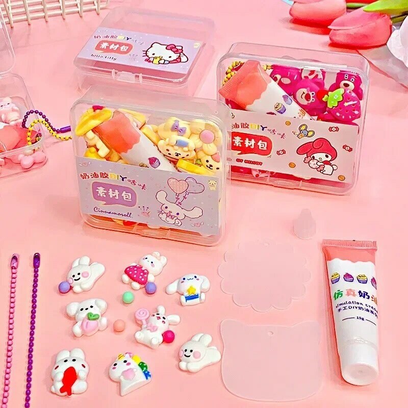 3D Resin Sticker DIY Hairpin Box Set Polco Korean Guka Handmade Children's Gifts DIY Gift for Children