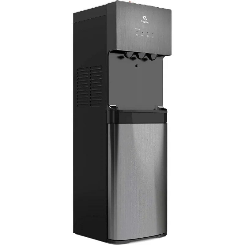Avalon a5blk dispenser pendingin air, penyaring bersertifikasi UL, baja tahan karat hitam, ukuran penuh
