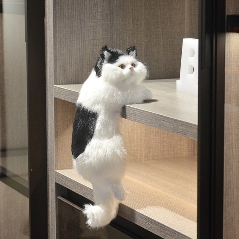 Artigianato simulazione Pet decorazione della casa artigianato creativi regalo Tv gatti appesi gatti.