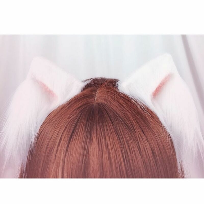 Косплей уши животных лисьи уши кошачьи уши для шоу Хэллоуин День рождения милая Лолита аксессуары Аниме аксессуары кошачьи уши