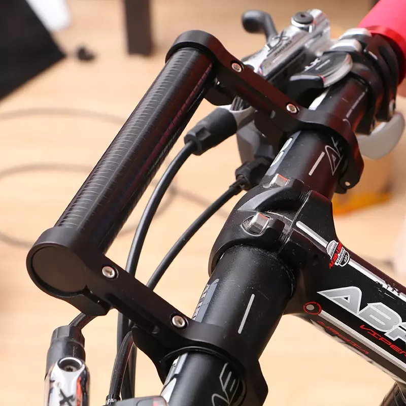 Staffa di prolunga per montaggio su Computer nero/oro per Mountain Bike IAMOK supporto per luce sedile fisso accessori per biciclette