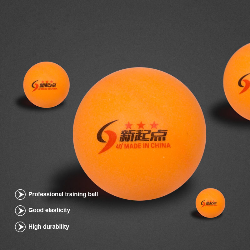 Bolas de Ping Pong de entrenamiento ABS PP, materiales plásticos coloridos, diferentes elasticidad
