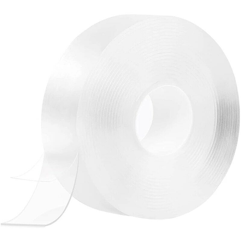 Double Sided Tape , Removable & Reusable Double Transparent Tape for Walls, Carpet