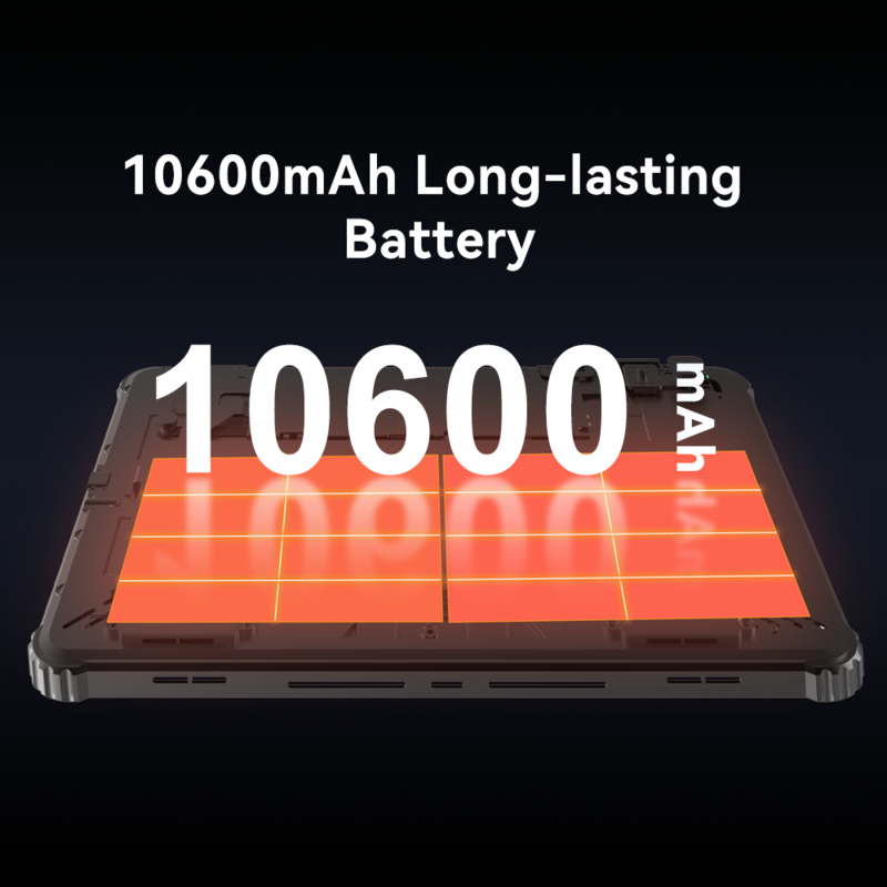Cubot Tab Kingkong Robuuste Tablet 10.1 Inch Fhd + Android 13 16Gb 256Gb Octa-Core 10600Mah Batterij Ip68 16mp Camera