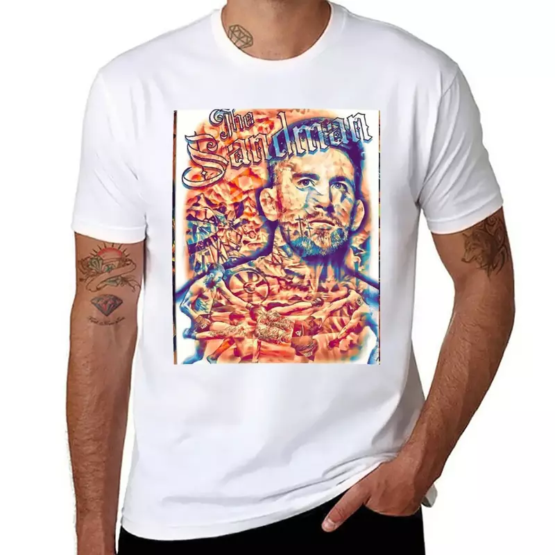 Cory Sandhagen-T-shirt de treino masculino, camisas de treino para meninos