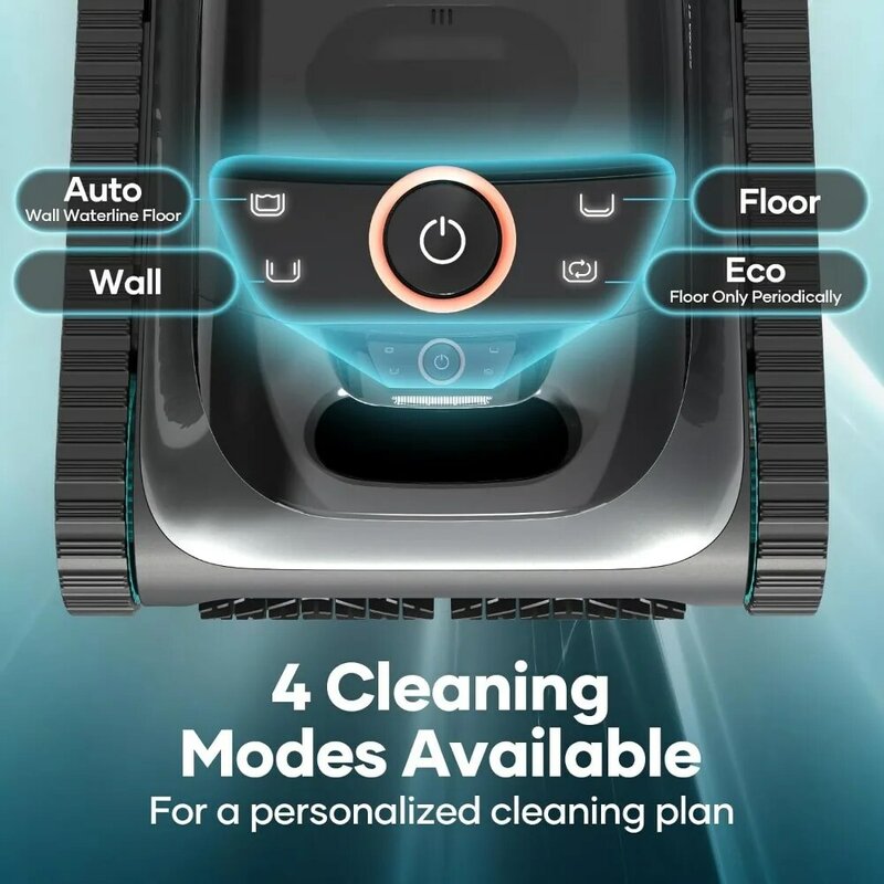 Pool Vacuum for Inground Pools, Cordless Robotic Pool Cleaner, Wall Climbing, Smart Navigation, 150 min Battery Life, for Pools