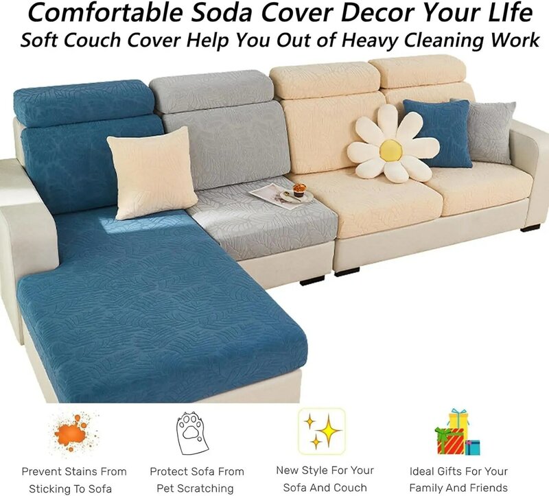 Sofa Hero Covers, Wear-Resistant Universal Magic Sofa Covers, Washable Stretch Sofa Couch Cushion Covers