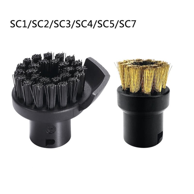 8Pcs For Karcher Cleaning Machine SC1 SC2 SC3 SC4 SC5 SC7 Accessories Replacement Round Brush Mirror Brush Head