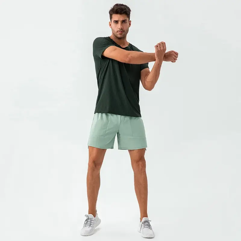 Al Sommer schnell trocknende Lauf-Fitness-Shorts Herren lose Sports horts atmungsaktive coole Trainings shorts Yoga