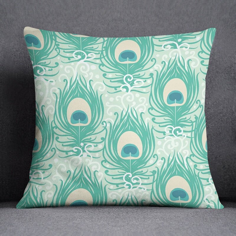 Juste de Coussin Vert Menthe Fraîche, Décoration de Maison, Bureau, Chambre à Coucher, Canapé, Voiture, Cadeau