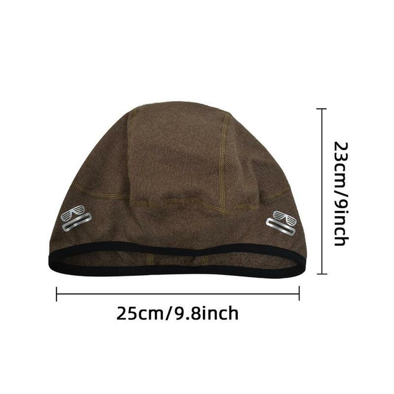 Topi Dalaman tengkorak, topi pelindung kepala termal untuk olahraga luar ruangan cuaca dingin musim dingin