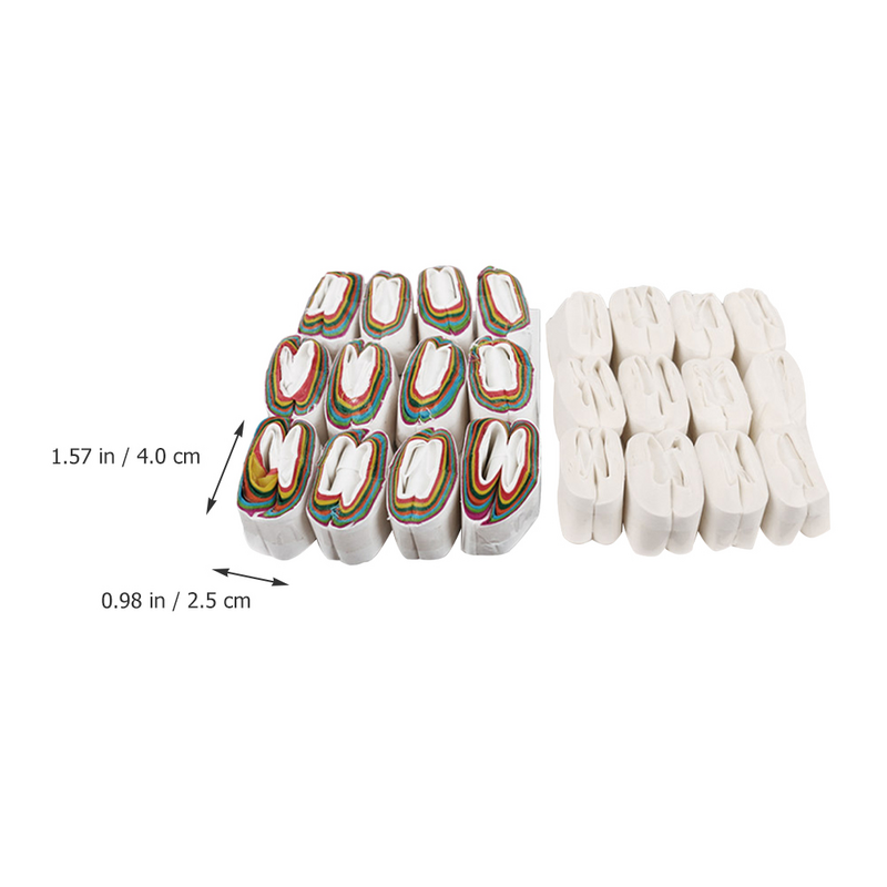 24pcs Stage Coils Paper Stage Prop Tricks Gimmick Magician Stage Performance Accessories