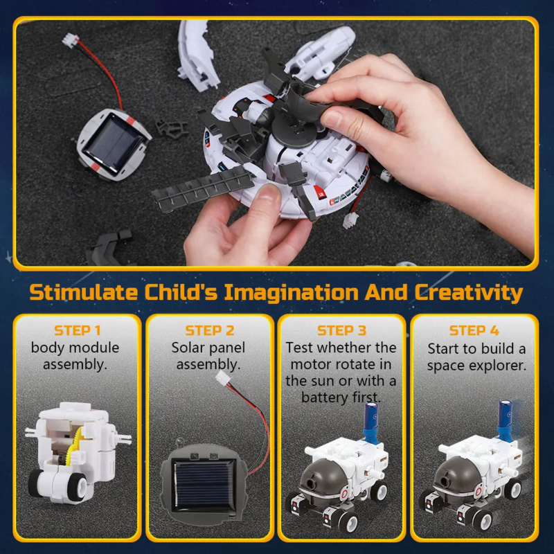 12 in 1 Science Experiment DIY Solar Robot Toy Building Powered Learning Tool Educational Robots Technological Gadgets Gifts