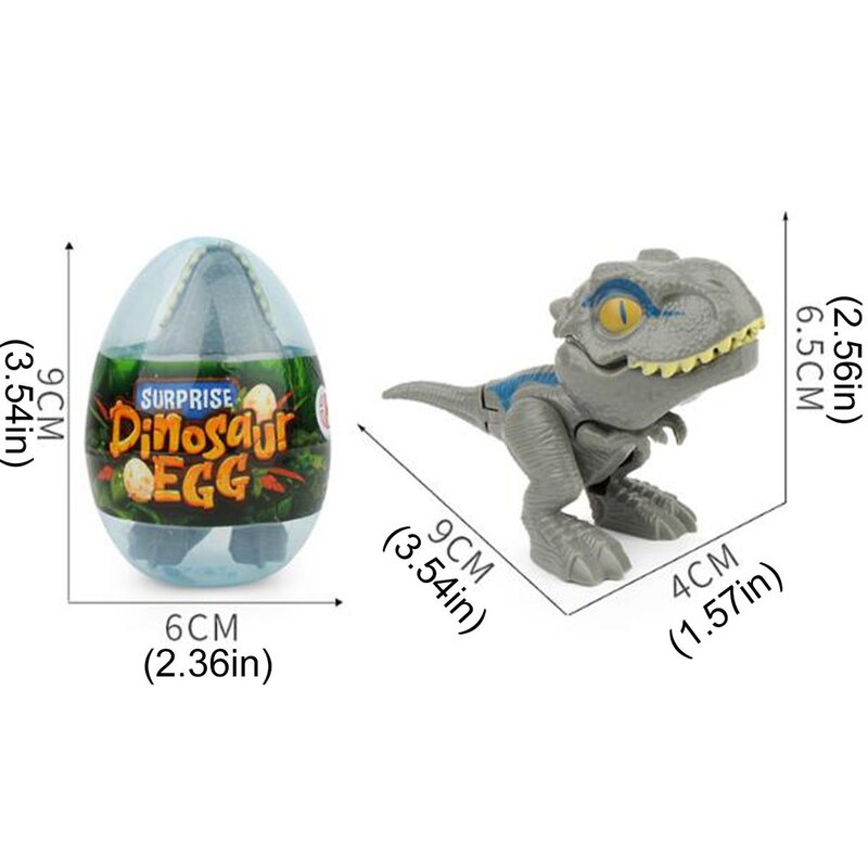 Doigt Dinosaure Anime Figurines Jouets, D37Oeufs Oeufs, Interactif Mordre Main, Tricky Vorannosaurus Modèle Fidget Jouet
