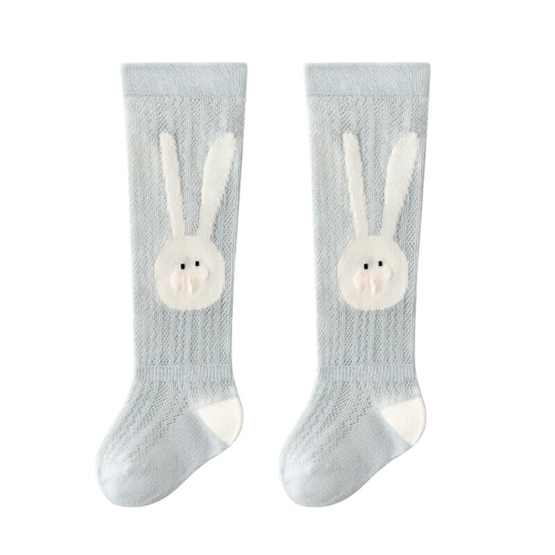 Носки для маленьких девочек, милые эластичные гольфы с кроликом, аксессуары для детской одежды