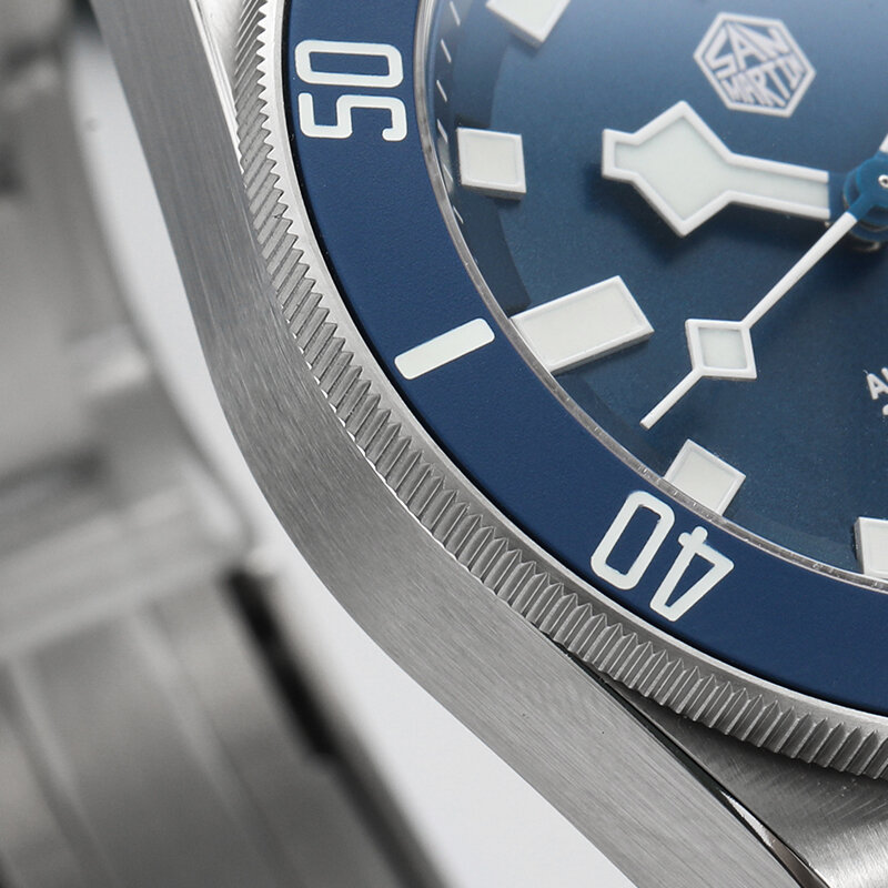 Watchdives X San Martin zegarek do nurkowania SN0121G 316L szafirowe szkło ceramiczna ramka szkiełka zegarka 30Bar BGW-9 świecące 39mm NH35 luksusowy zegarek na rękę