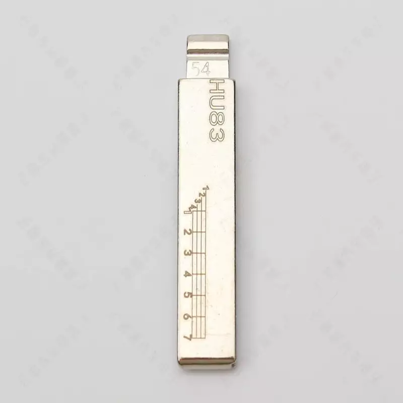 10ชิ้น/ล็อต HU83สลักสายกุญแจใบมีดสำหรับ Peugeot 508สำหรับ Citroen Scale shearing ฟันตัดกุญแจเปล่าพร้อมร่อง2 in 1