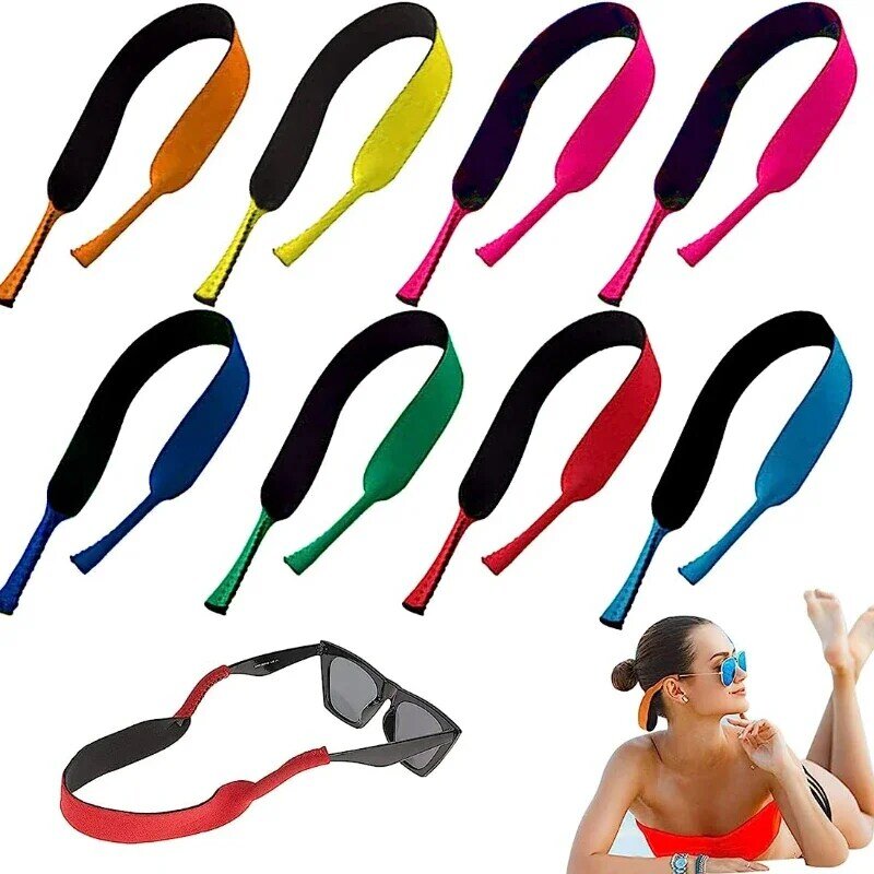 Piezas flotante para gafas de sol, banda elástica, correa, soporte de cordón de neopreno, flotador, 42x2cm, 1 unidad