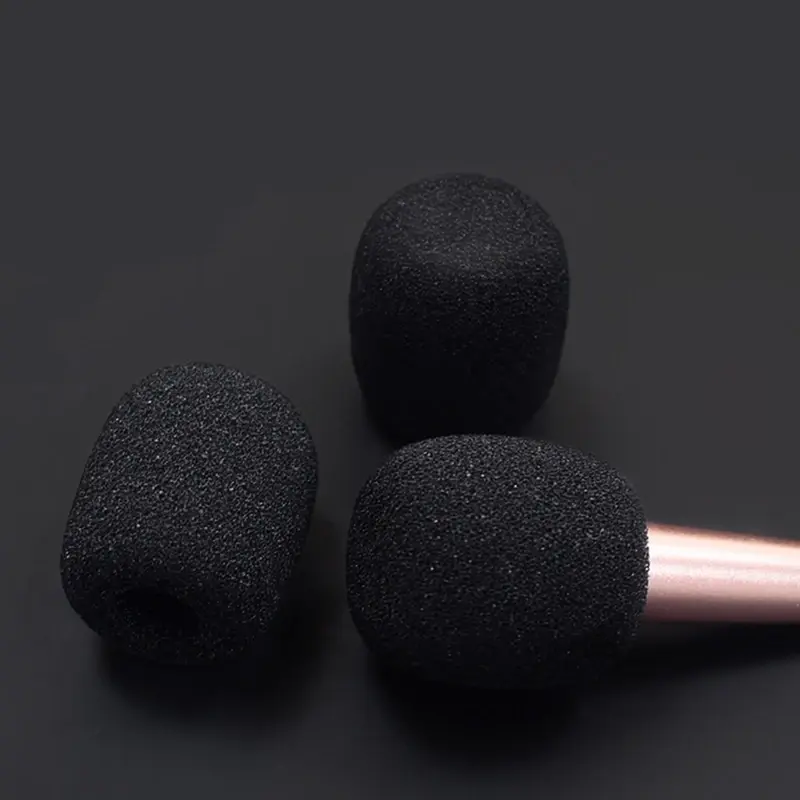 6 uds cubierta espuma repuesto para micrófono LittleBee cubierta micrófono parabrisas esponja para auriculares