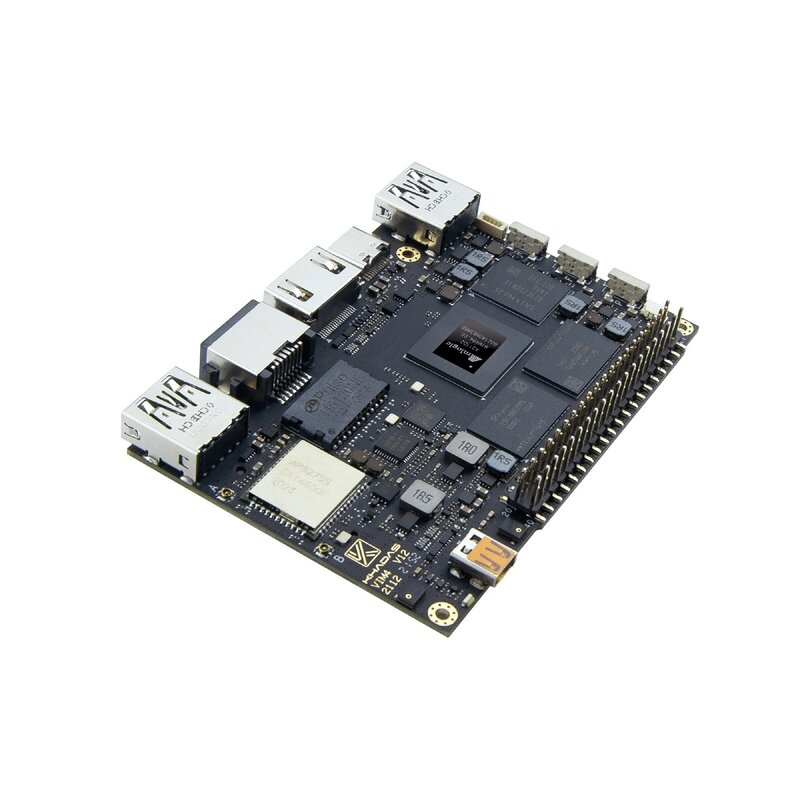 Khadas-placa única VIM4 SBC Amlogic A311D2, 3,2 TOPS, NPU, CPU más rápida de 2,2 GHz, compatible con 4K UI/HDMI/WiFi6/Ethernet/BT5.1/3 Display