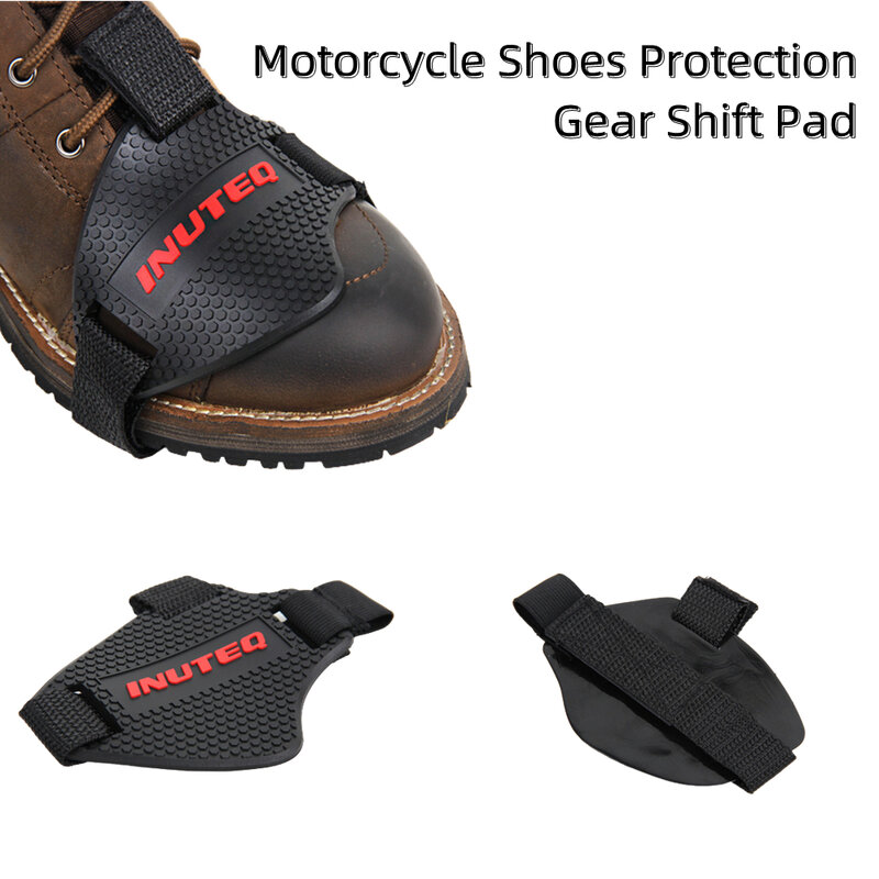 Sapatos de motocicleta Proteção Gear Shift Pad, Anti-Skid ajustável Shifter Shoe Cover, Durável leve Bota Protetor